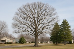 Overcup Oak in Winter
