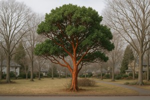 Pacific Madrone in Winter