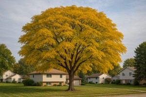 Pagoda Tree in Autumn