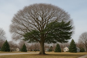 Pagoda Tree in Winter