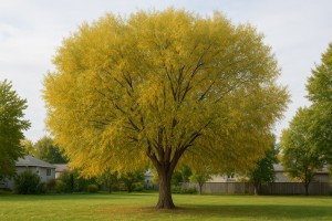 Peachleaf Willow in Autumn