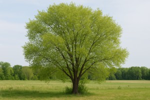 Peachleaf Willow in Spring
