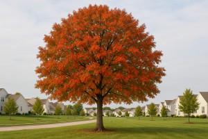 Pin Oak in Autumn