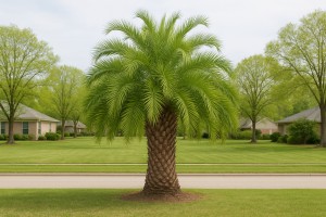 Pindo Palm in Spring