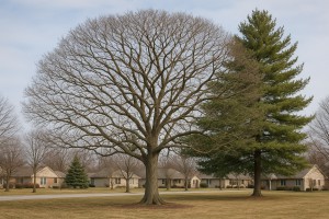 Polynesian Chestnut in Winter