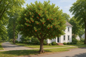 Pomegranate in Summer