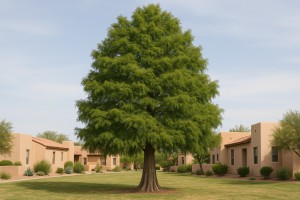 Pond Cypress in the summer