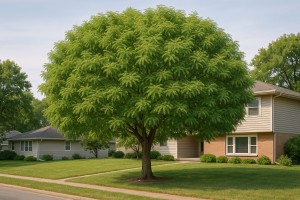 Port Jackson Wattle in Summer