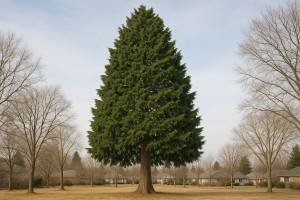 Port Orford Cedar in Winter