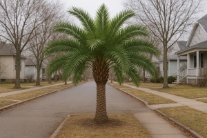 Pygmy Date Palm in Winter