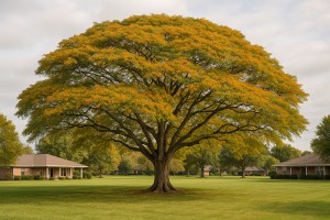 Rain Tree in Autumn