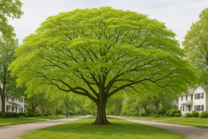 Rain Tree in Spring