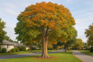 Rainbow Eucalyptus in Autumn