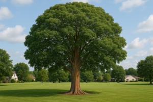 Rainbow Eucalyptus in the summer