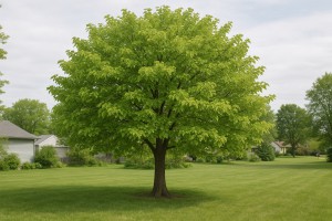 Red Mulberry in Spring