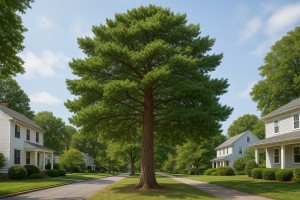 Red Pine in the summer