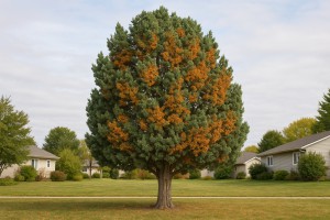 Rocky Mountain Juniper in Autumn