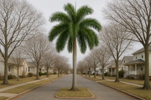 Royal Palm in Winter