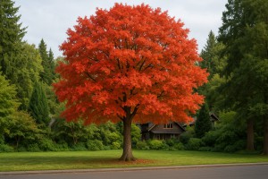 Scarlet Oak in Autumn