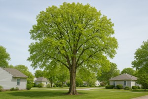 Shagbark Hickory in Spring