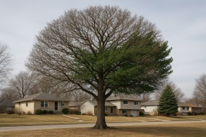 Shin Oak in Winter