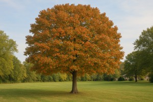 Shingle Oak in Autumn