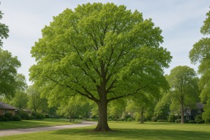 Shumard Oak in Spring