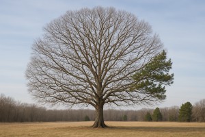 Shumard Oak in Winter