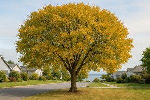 Siberian Elm in Autumn