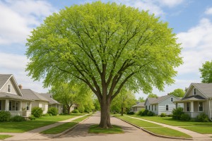Siberian Elm in Spring