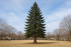 Sitka Spruce in Winter