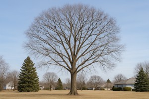 Slippery Elm in Winter
