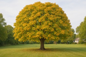 Southern Catalpa in Autumn