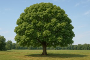 Catalpa in the summer