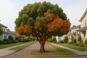 Strawberry Tree in Autumn