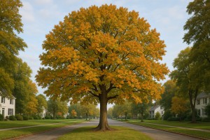 Swamp White Oak in Autumn