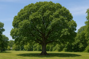 Swamp White Oak in the summer