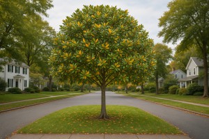 Sweetbay Magnolia in Autumn