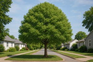 Tamarack in the summer