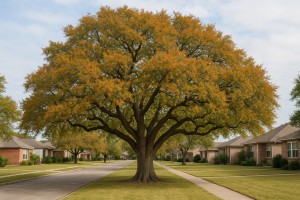 Texas Live Oak in Autumn