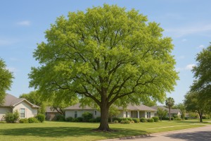 Texas Red Oak in Spring