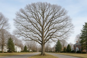 Texas Red Oak in Winter
