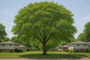 Thornless Honeylocust in Summer
