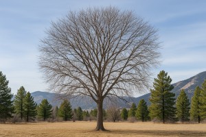 Thornless Honeylocust in Winter