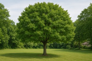 Trident Maple (Acer buergerianum) in the summer