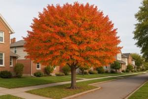 Washington Hawthorn in Autumn