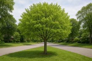 Washington Hawthorn in Spring