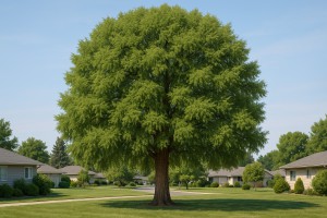 Western Larch in the summer