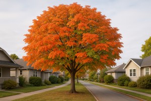 Western Mountain Ash in Autumn