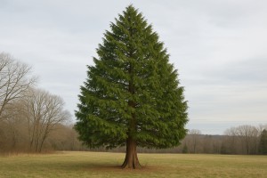 Western Red Cedar in Winter